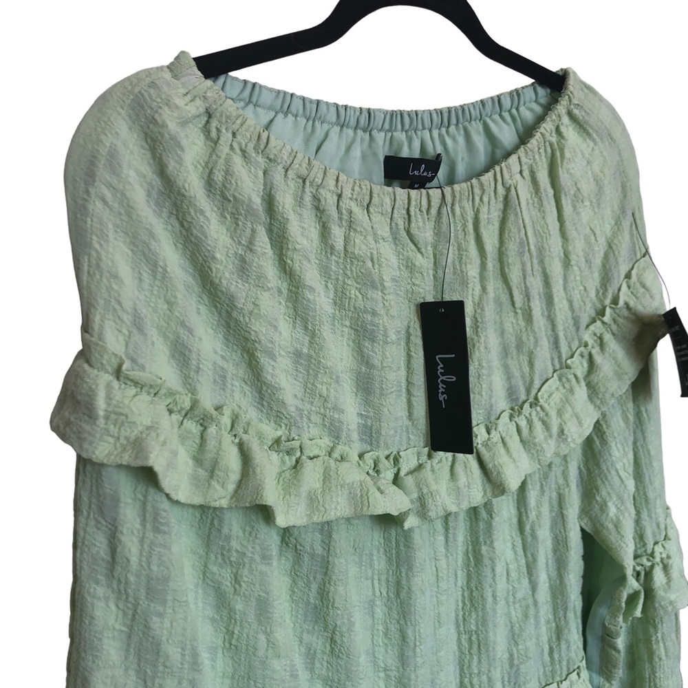 Lulu’s Summer Sophisticate Lime Green Tie-Strap Two-Piece Maxi Dress Siz… - Picture 8 of 14
